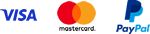 PayPal, MasterCard, Visa Secure Payments