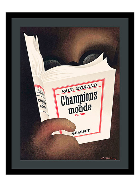 Champions Du Monde Book Promotional Poster By A M Cassandre 1930