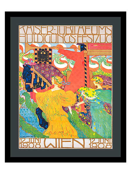 Kaiser Jubiläums Huldigungs Festzug Poster By Ferdinand Ludwig Graf 1908
