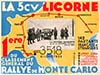 De Monte Carlo Rally Vintage Car Rally Poster 1930