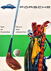 Porsche Golf Sports Car Vintage Advertising Poster 1962 1932