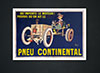 Pneu Continental Tyres Vintage Car Advertising Poster 1913 Print