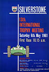 Silverstone Trophy Racing Vintage Motor Racing Poster 1961