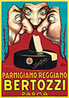 Bertozzi Cheese Vintage Advertising Poster 1930s