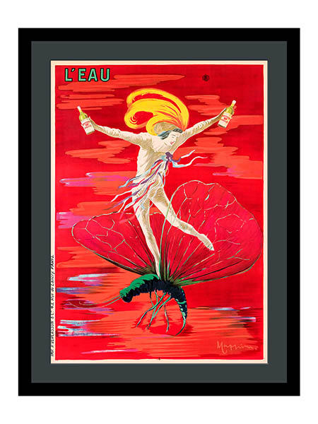 L'Eau de Montmirail French Wine Vintage Advertising Poster 1912