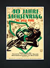40 Jahre Sachsenring Vintage Motorcycle Racing Poster 1967 Print