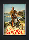 Griffon Motorcycles Vintage Motorcycle Advertising Poster 1904 Print