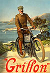 Griffon Motorcycles Vintage Motorcycle Advertising Poster 1904