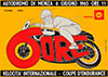 Endurance Cup Monza Vintage Motorcycle Racing Poster 1965