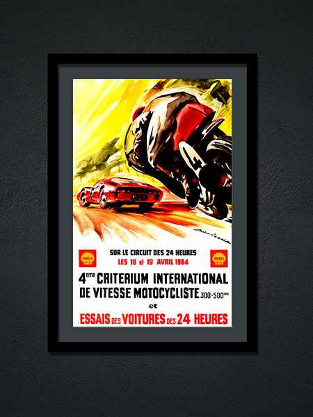 Pneu Continental Tyres Vintage Motorcycle Advertising Poster 1913