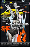 The Astounding She Monster Vintage Movie Poster 1958