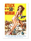 Attack Of The 50ft Woman Film Poster By Reynold Brown 1958 Print