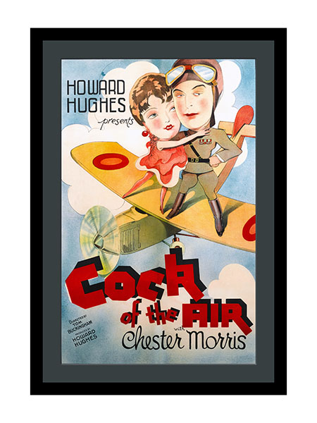 Cock Of The Air Produced By Howard Hughes Movie Poster By Alvan Hadley 1932