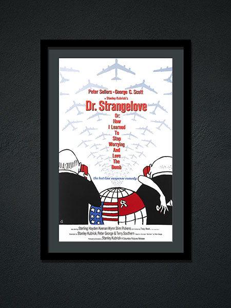 Dr Strangelove Stanley Kubrick Vintage Movie Poster 1964