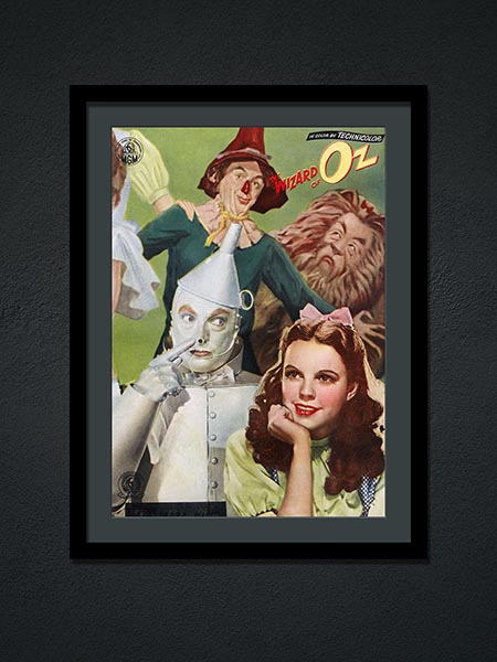 The Wizard Of Oz Japanese Vintage Movie Poster 1937