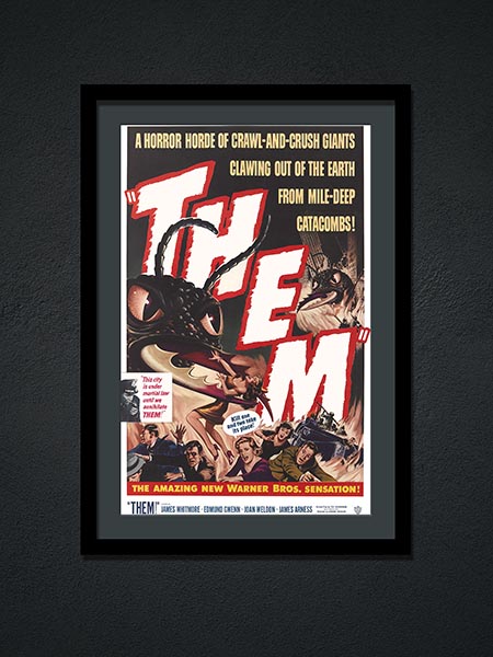 Them Vintage Horror Movie Poster 1954