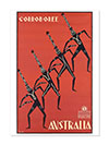 Corroboree Australia Travel Poster By Gert Sellheim 1934 Print