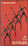 Corroboree Australia Travel Poster By Gert Sellheim 1934