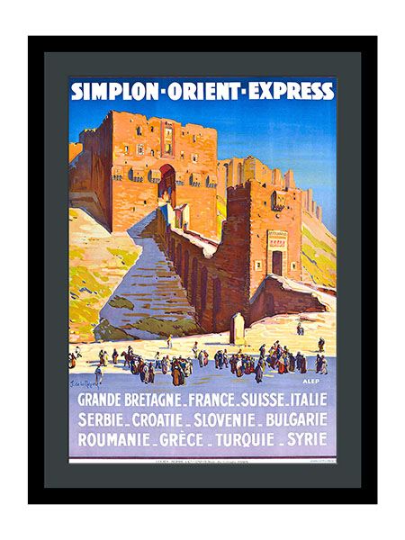 Simplon Orient Express Travel Poster By Joseph Daviel De La-Néziére 1927