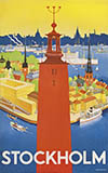 Stockholm Vintage Travel Poster 1936